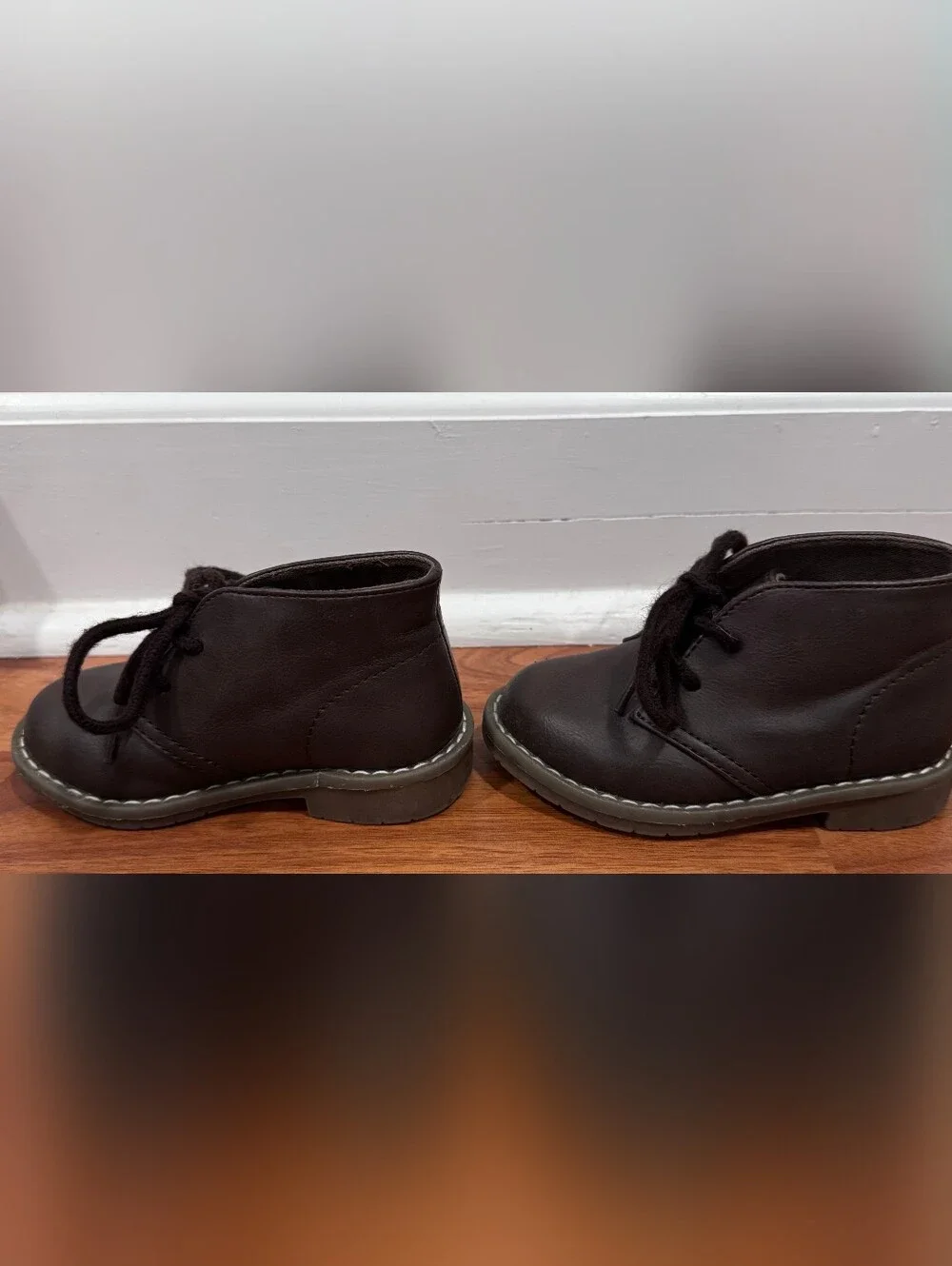 Boys Dark Brown Chukka Boots